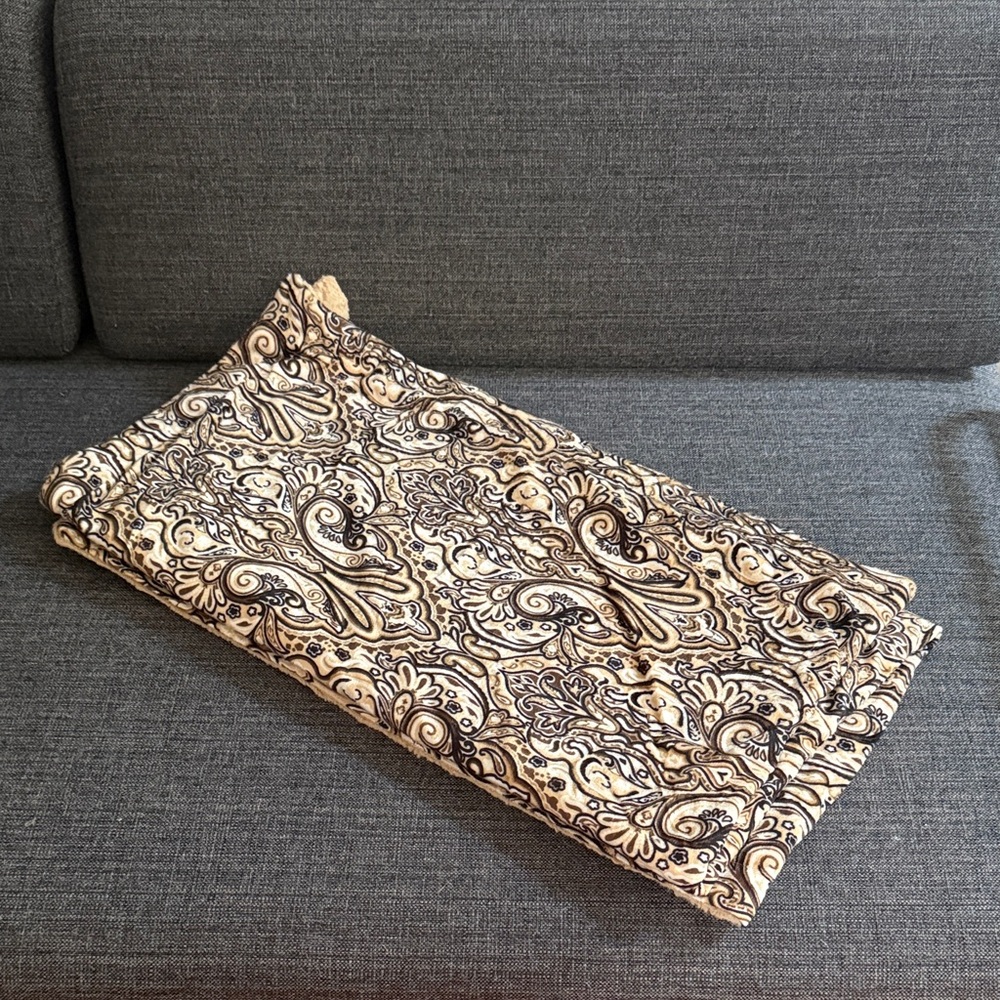 Paisley Print Throw